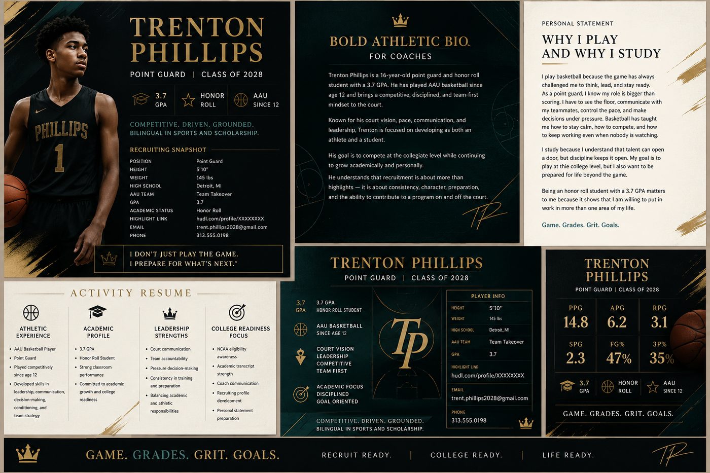 BOLDLY Bound Student Work — Athlete Profile