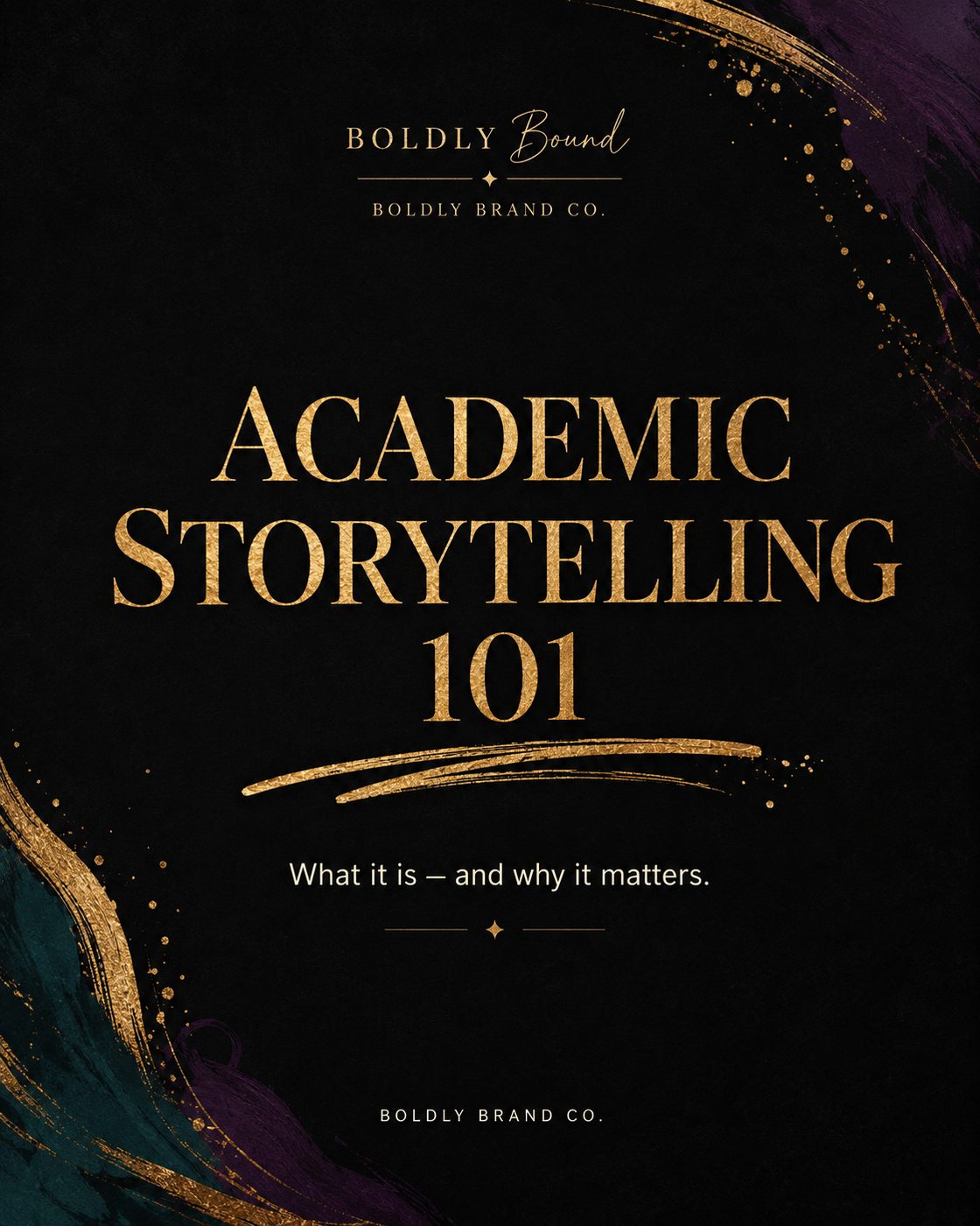 BOLDLY Bound — Academic Storytelling